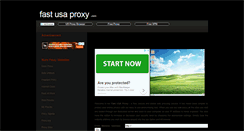 Desktop Screenshot of fastusaproxy.com