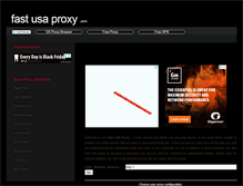 Tablet Screenshot of fastusaproxy.com